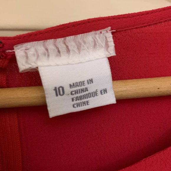 1940s VINTAGE-STYLE Red Mini Dress from Urban Outfitter's Cooperative line - Picture 5 of 12